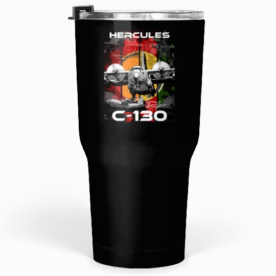 C-130 Hercules Military Aircraft Tumblers 30 Oz