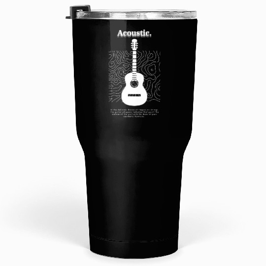 Acoustic Guitar Tumblers 30 Oz