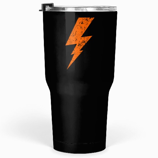 orange Bolt Lightning | Bolt Graphic Tumblers 30 Oz