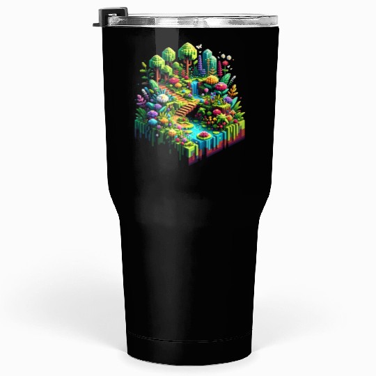 Voxel Enchanted Forest Tumblers 30 Oz