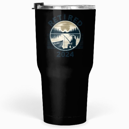 Gone Fishing Not Working Retired 2024 Tumblers 30 Oz
