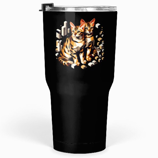 Bengal Kittens Cute Kittys Tumblers 30 Oz