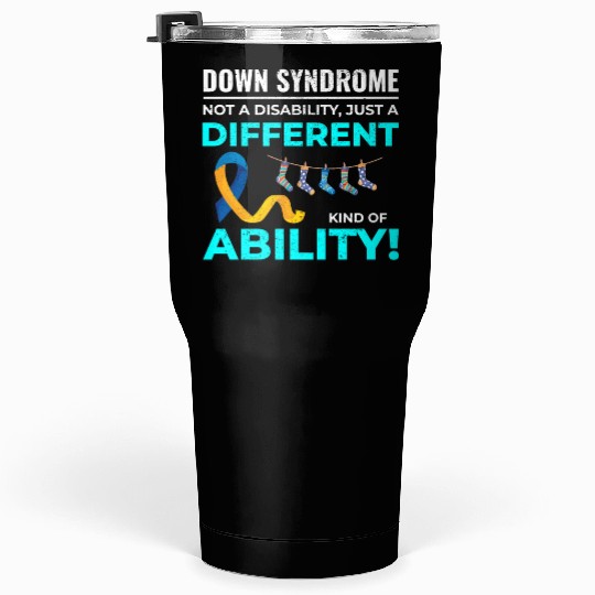 Down Syndrome Awareness Different Ability Tumblers 30 Oz