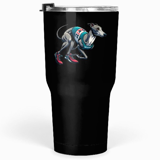 Marathon Master: Greyhound's Race Day Tumblers 30 Oz
