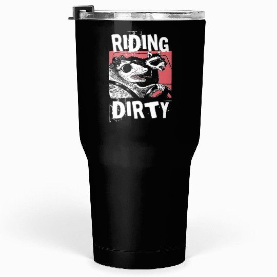 Funny Raccoons Trash Panda Racoon Lovers Tumblers 30 Oz