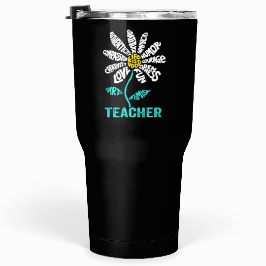 Teacher Daisy Tumblers 30 Oz