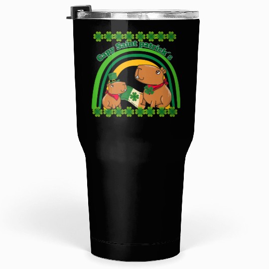 Capybara saint Patrick´s day Tumblers 30 Oz