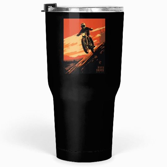 Sunset Motocross - Race Day Tumblers 30 Oz