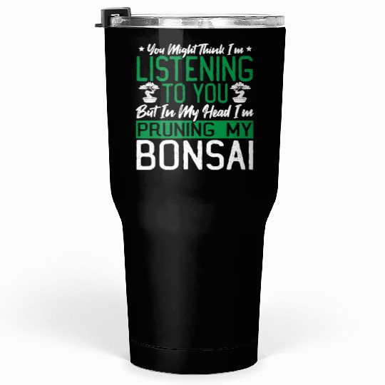 Bonsai Master Gardener Planting Bonsai Basics Tumblers 30 Oz