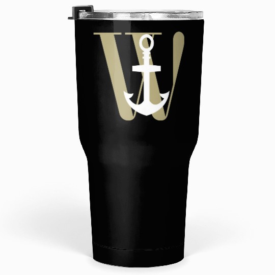 Wanchor W Anchor Essential,Hunter, pirate, ship Tumblers 30 Oz