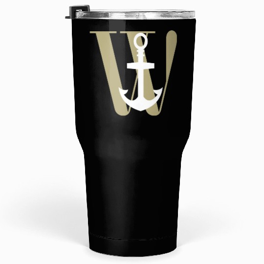 Wanchor W Anchor Essential,Hunter, pirate, ship Tumblers 30 Oz