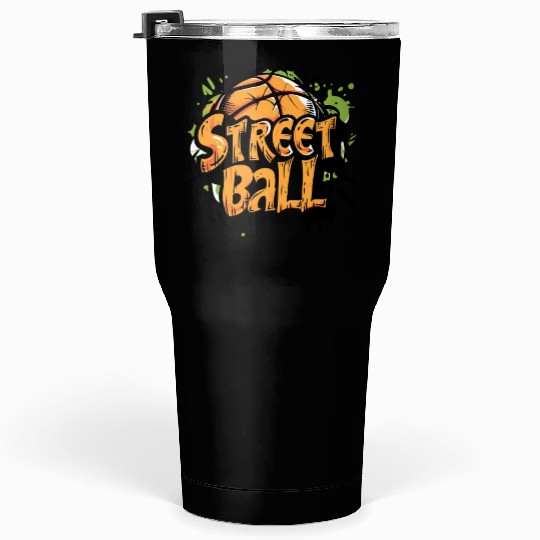 design a illustration street basketball Tumblers 30 Oz