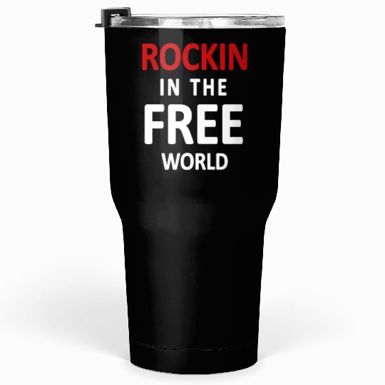Neil Young Rockin In The Free World Tumblers 30 Oz
