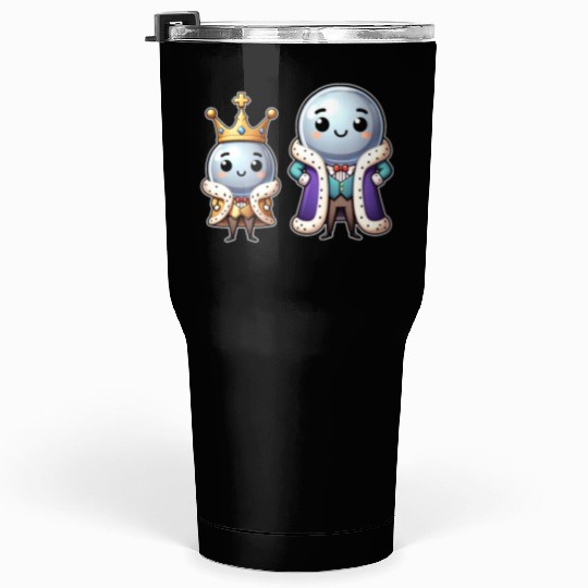 Science Tumblers 30 Oz, Two Noble Gasses Dressed In Royal