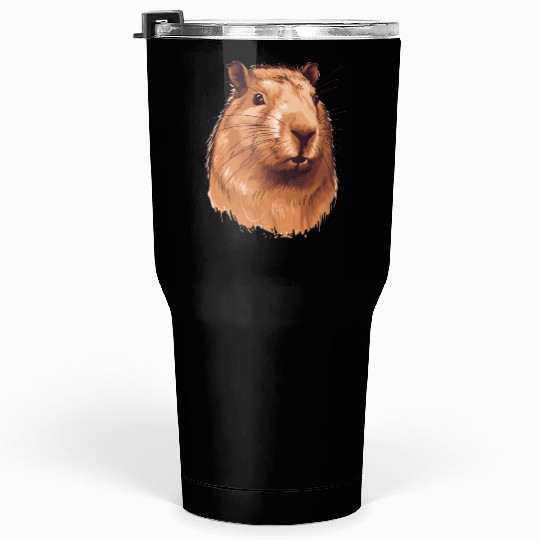 Capybara In Nature Tumblers 30 Oz