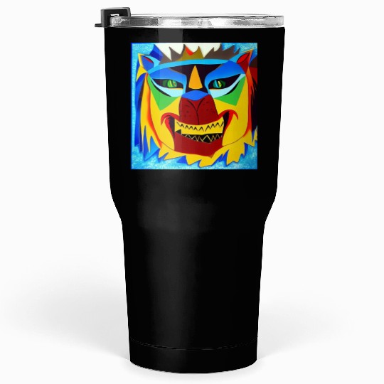 abstract lion Tumblers 30 Oz