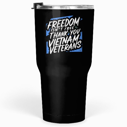 Gratitude Graffiti: Vector Tumblers 30 Oz Tribute to Vietnam