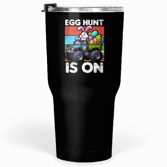 EGG HUNT IS ON EASTER Tumblers 30 Oz
