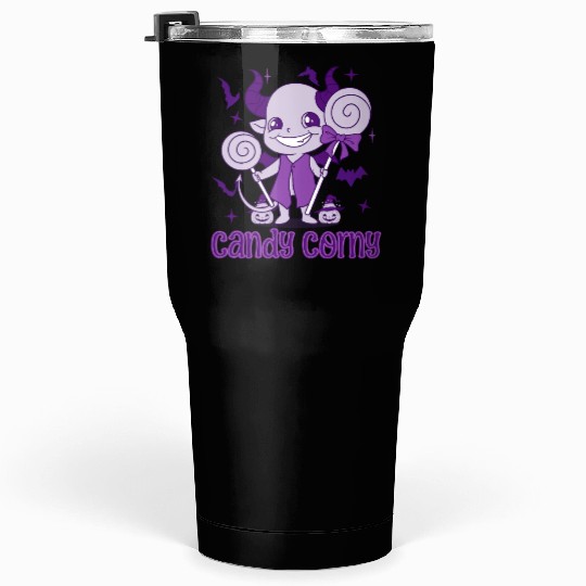 Candy Corny Cute Ghost Tumblers 30 Oz