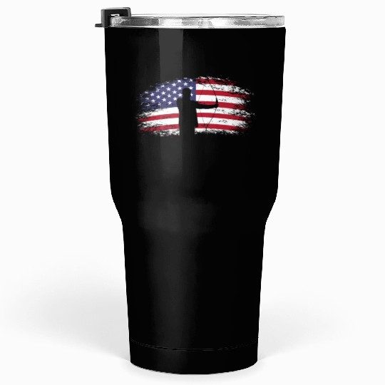 Archery Bow America USA Tumblers 30 Oz