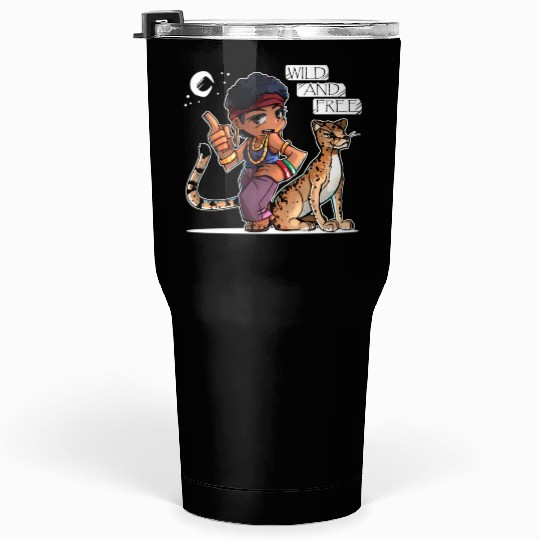 African Princess Avatar Wild and Free Tumblers 30 Oz