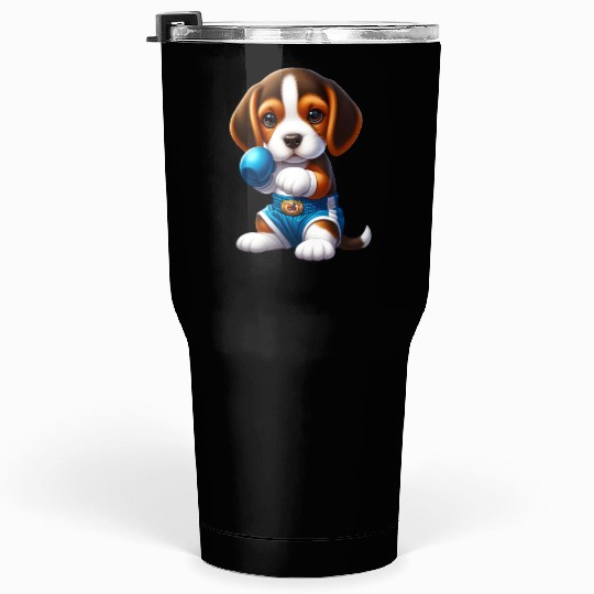 Muay Thai Beagle Tumblers 30 Oz
