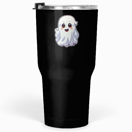 Cute Ghost Chibi Tumblers 30 Oz