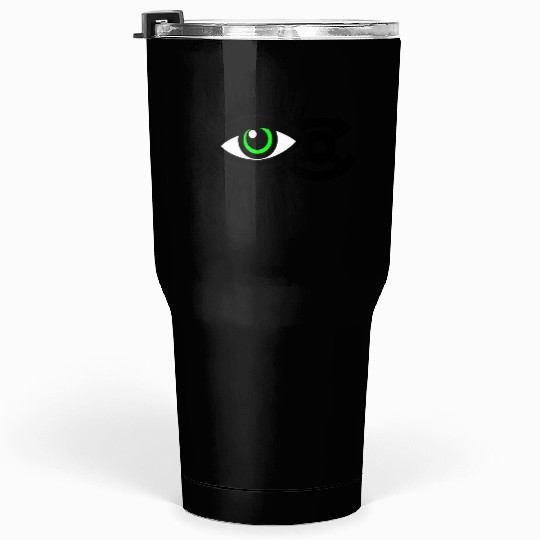 Green Eye Design Vector 3 Colors Tumblers 30 Oz