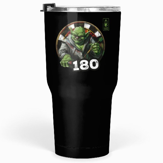Darts 180 Green Game Champ Dart - Dart Team Tumblers 30 Oz