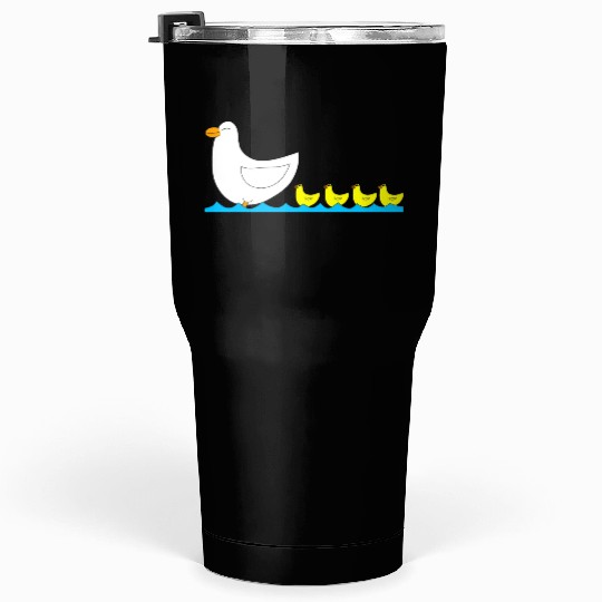 Duck with ducklings Tumblers 30 Oz