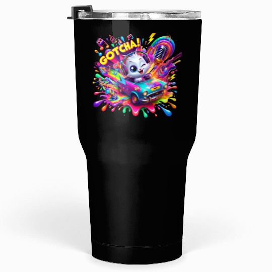 Galactic Vibes: Plosion of Splashes - GoTcha! Tumblers 30 Oz