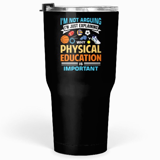 Inspiring Physical Education Teacher Design for PE Tumblers 30 Oz