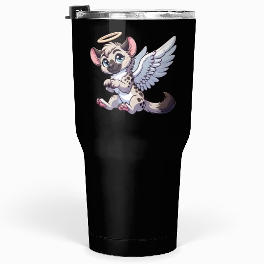 Hyena angel wings halo Tumblers 30 Oz