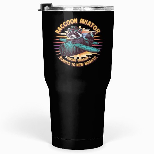Raccoon Aviator Tumblers 30 Oz