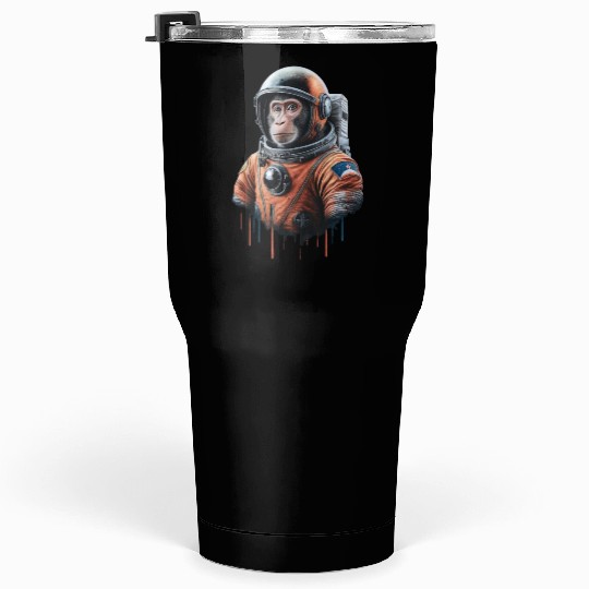 Space Monkey Astronaut Adventure Awaits Tumblers 30 Oz