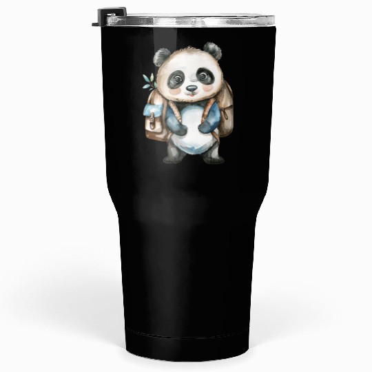 Watercolor Cute School Animals, Back to School Tumblers 30 Oz