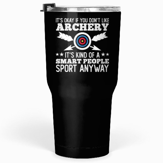 Archery Precision Design - Bow and Arrow Target Ar Tumblers 30 Oz