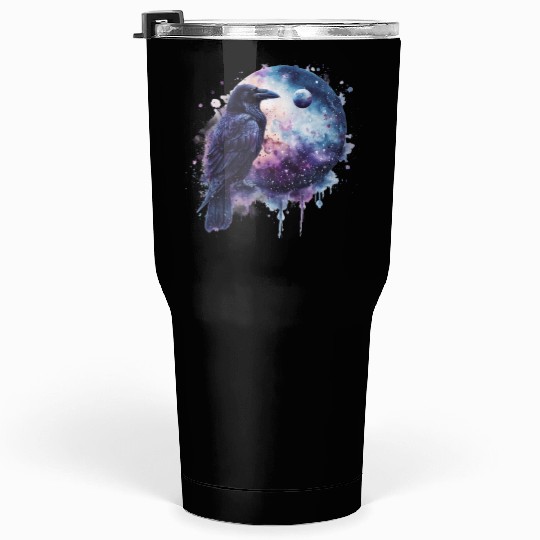 Celestial Raven Clipart Clipart, Crow Bird Witch Tumblers 30 Oz