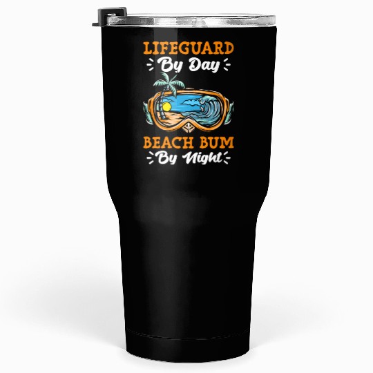 Lifeguard Swimmer Indoor Swimming Pool Rescue Tumblers 30 Oz