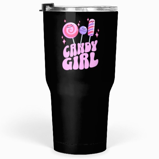 Sweet Pink Candy Girl Tumblers 30 Oz