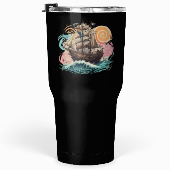 Pirate paradise Tumblers 30 Oz design.