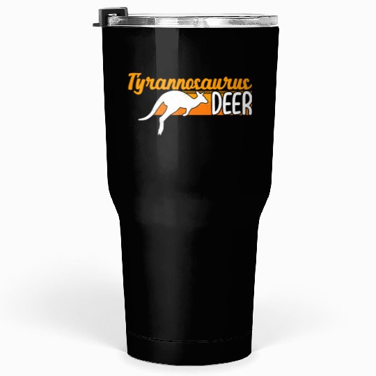 Funny Kangaroo Tyrannosaurus Deer Illustration for Tumblers 30 Oz
