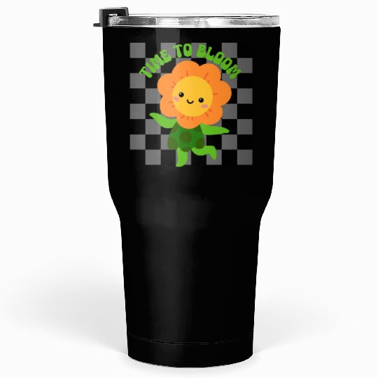 Time to Bloom: Floral Print Design Tumblers 30 Oz