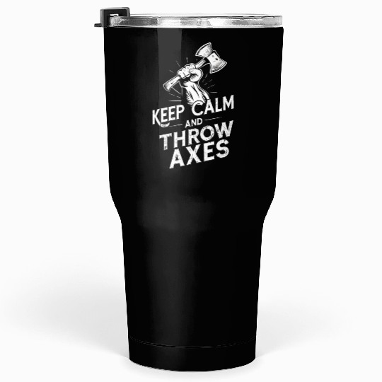 Axe Throwing Enthusiasts Championship Precision Tumblers 30 Oz