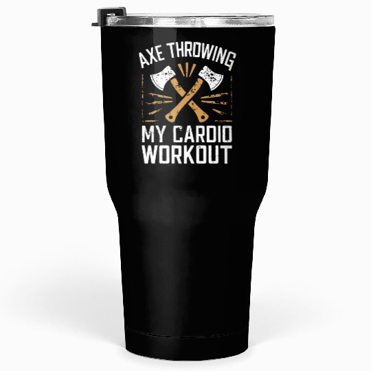 Axe Throwing Enthusiasts Championship Precision Tumblers 30 Oz