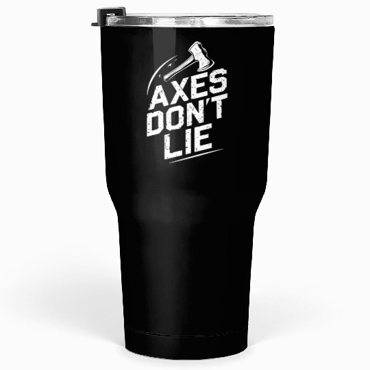 Axe Throwing Enthusiasts Championship Precision Tumblers 30 Oz