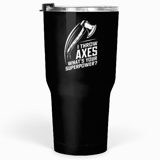 Axe Throwing Enthusiasts Championship Precision Tumblers 30 Oz