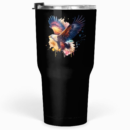 Wedge-tailed Eagle in Flight Tumblers 30 Oz