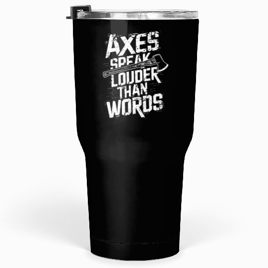 Axe Throwing Enthusiasts Championship Precision Tumblers 30 Oz