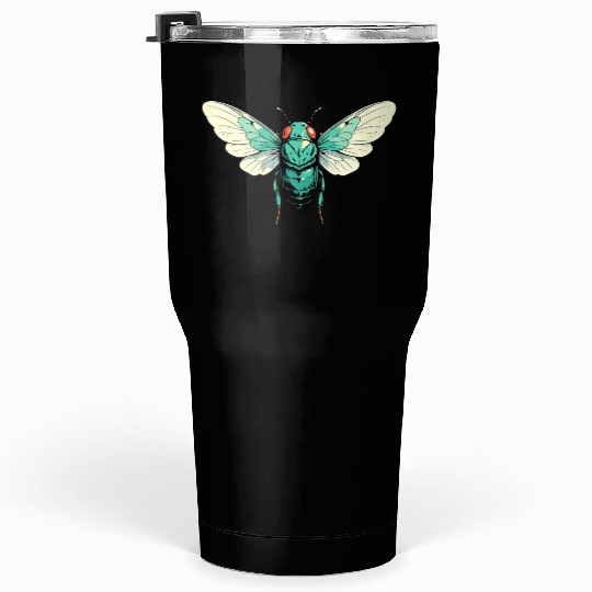 Cicada Insect Animal Lover Funny Design Tumblers 30 Oz